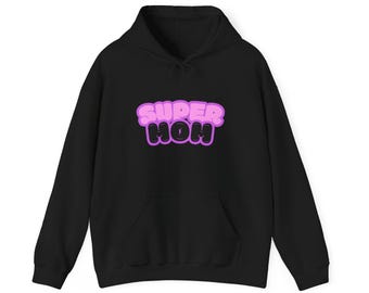 Felpa con cappuccio Super Mom, regalo per la festa della mamma, felpa per mamma, felpa con cappuccio per genitori, regalo per lei, vita da mamma