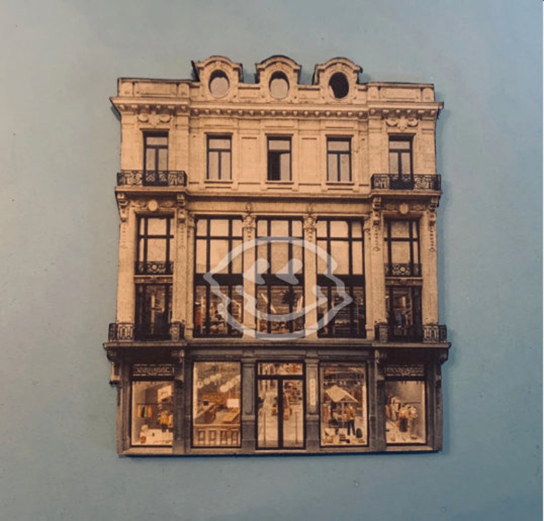 HO Model Railroad Building Flats Tiffanys Etsy