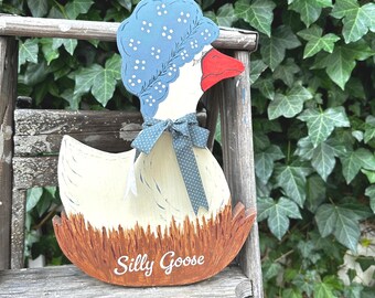 Rustic Farmhouse Chic: Handmade Goose Wall Art for Country Kitchen Decor