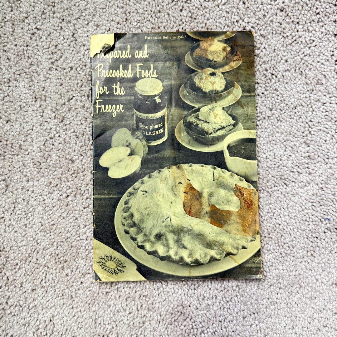 Food Cookool Prepared and Precooked Foods for the Freezer Cookbook | Mid Century ...