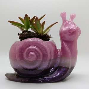 Customizable Cute Snail Planter