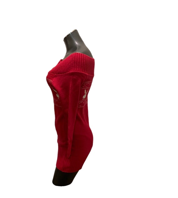 RARE PLAYBOY Dead Stock Vintage Sweater Dress Pin… - image 3