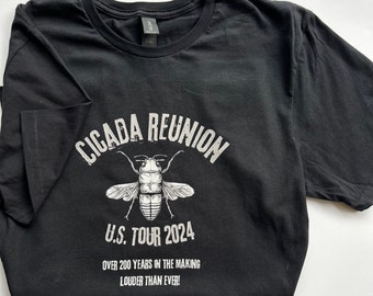 Limited Edition Cicada Reunion Tour 2024 T-Shirt  - Commemorate Nature's Historic Jam Session