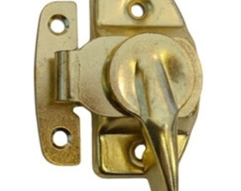 Secure Brass Table Lock - Heavy-Duty Steel Construction with Easy Installation
