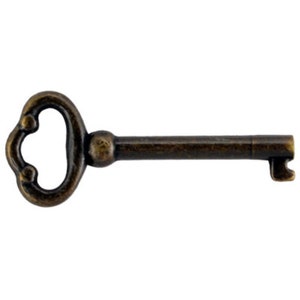 Plain Skeleton Key Skeleton Keys Restoration Supplies Antique Brass