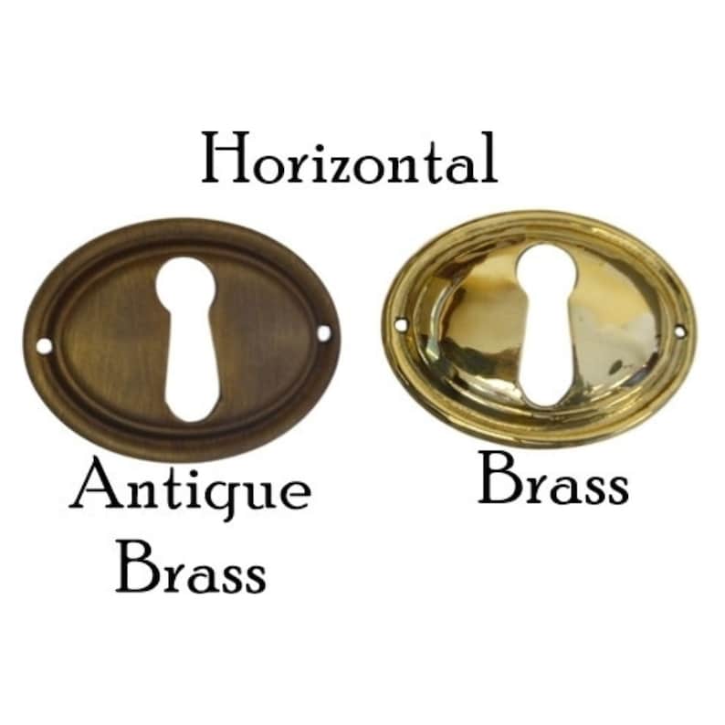 Keyhole Cover with Beveled Edge Furniture Hardware Restoration Supplies