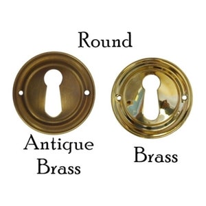 Keyhole Cover with Beveled Edge Furniture Hardware Restoration Supplies