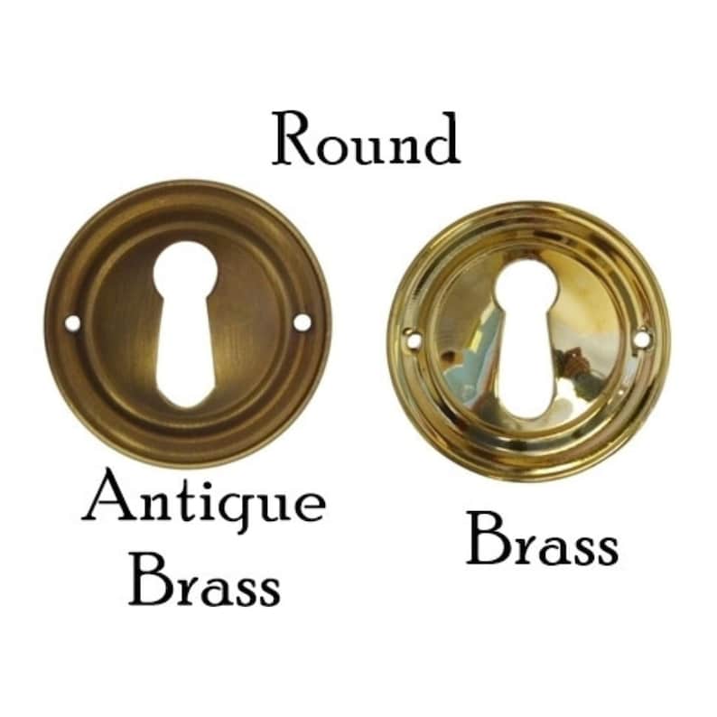 Keyhole Cover with Beveled Edge Furniture Hardware Restoration Supplies