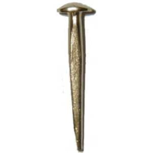 May include: A silver-toned tack with a round head. The tack is about 1 inch long.