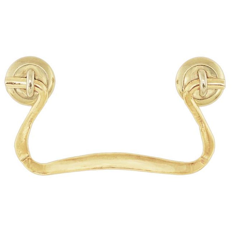 Brass Bail Cabinet Pulls - Etsy