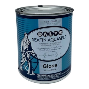 SeaFin AquaSpar Varnish - Designed For Marine Applications - High Gloss or Satin
