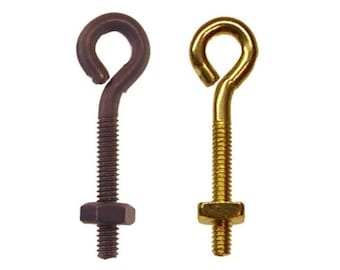 Durable Victorian Style Eyelet Posts for Dresser Drawer Pulls and Bail Handles Sold Each