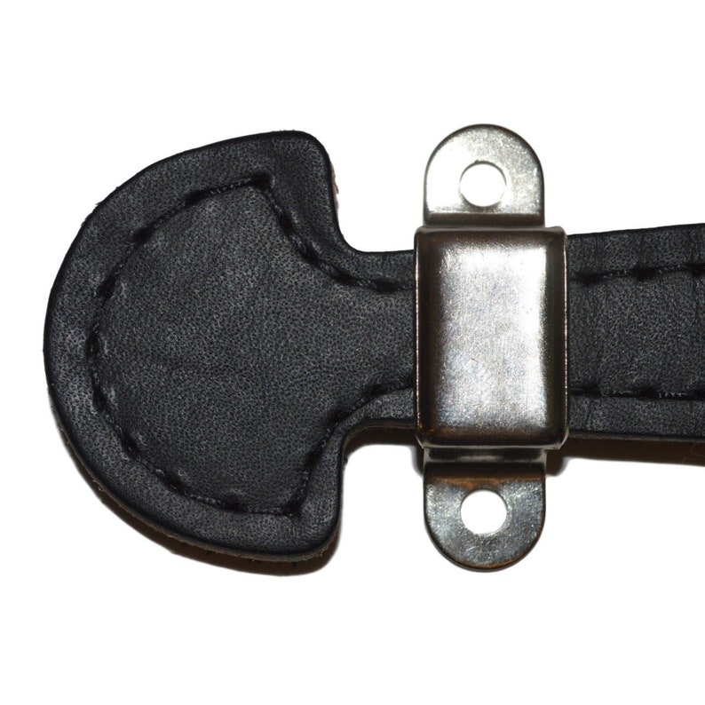 Shovel Head Leather Steamer Trunk Handle – Flared Ends With Slightly ...