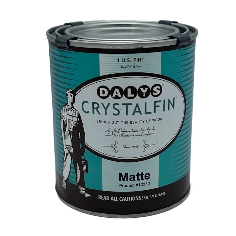 CrystalFin Acrylic Polyurethane Wood Stains & Finishes Daly's Matte Pint