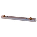 Spindle for Antique Door Knobs – Zinc-Plated Steel with Brass Set-Screws – 4 1/2" Length for Square Hole Doorknobs