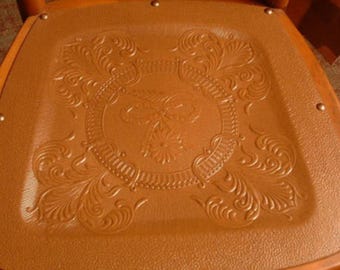 Fiber Seat Board Small Flower Fiberboard Seat Replacement Etsy