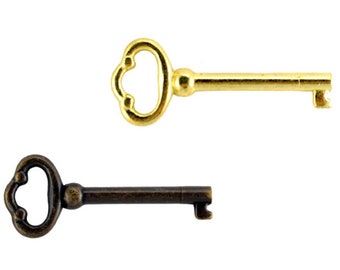 Plain Skeleton Key: A Classic and Reliable Solution for Antique Furniture Locks Sold Each