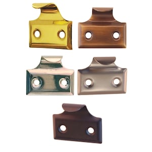 Hook lift for Sash Windows - Six Available Finishes - Stamped and Beveled
