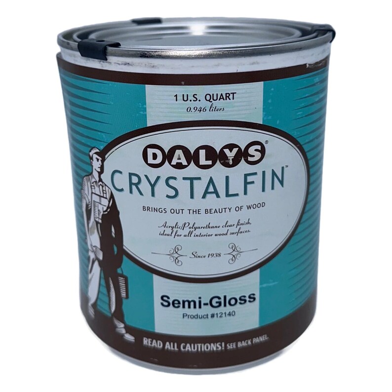 CrystalFin Acrylic Polyurethane Wood Stains & Finishes Daly's Semi-Gloss Quart