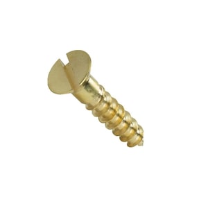 Everbilt #6 X 1/2 In. Phillips Flat Head Brass Wood Screw (100-Pack) 802062 - Foto 3