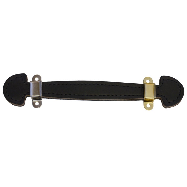 Shovel Head Leather Steamer Trunk Handle – Flared Ends With Slightly ...