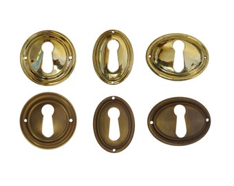 Keyhole Cover with Beveled Edge - Package Contains Mounting Hardware, Two Escutcheon Pins Sold Each