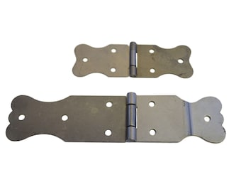 Flap Hinge for Antique Steamer Trunk Restoration - Solid Steel - Two Available Sizes Sold Each