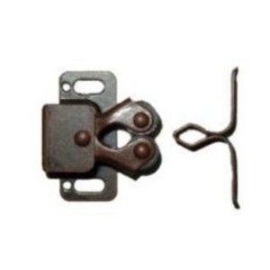 Elegant and Durable Double Roller Catch with Statuary Bronze Finish for Secure Cabinet Closures