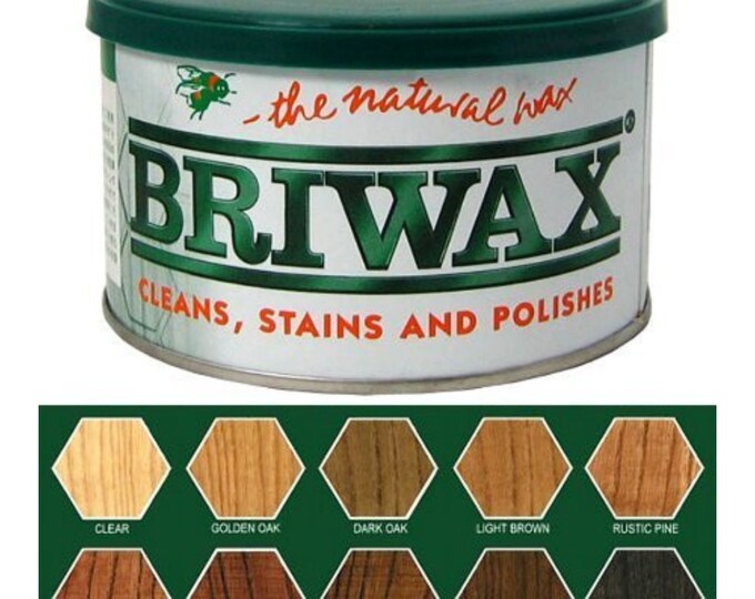 Briwax Cleans Stains Polishes Furniture Wax Paste Leather Faux