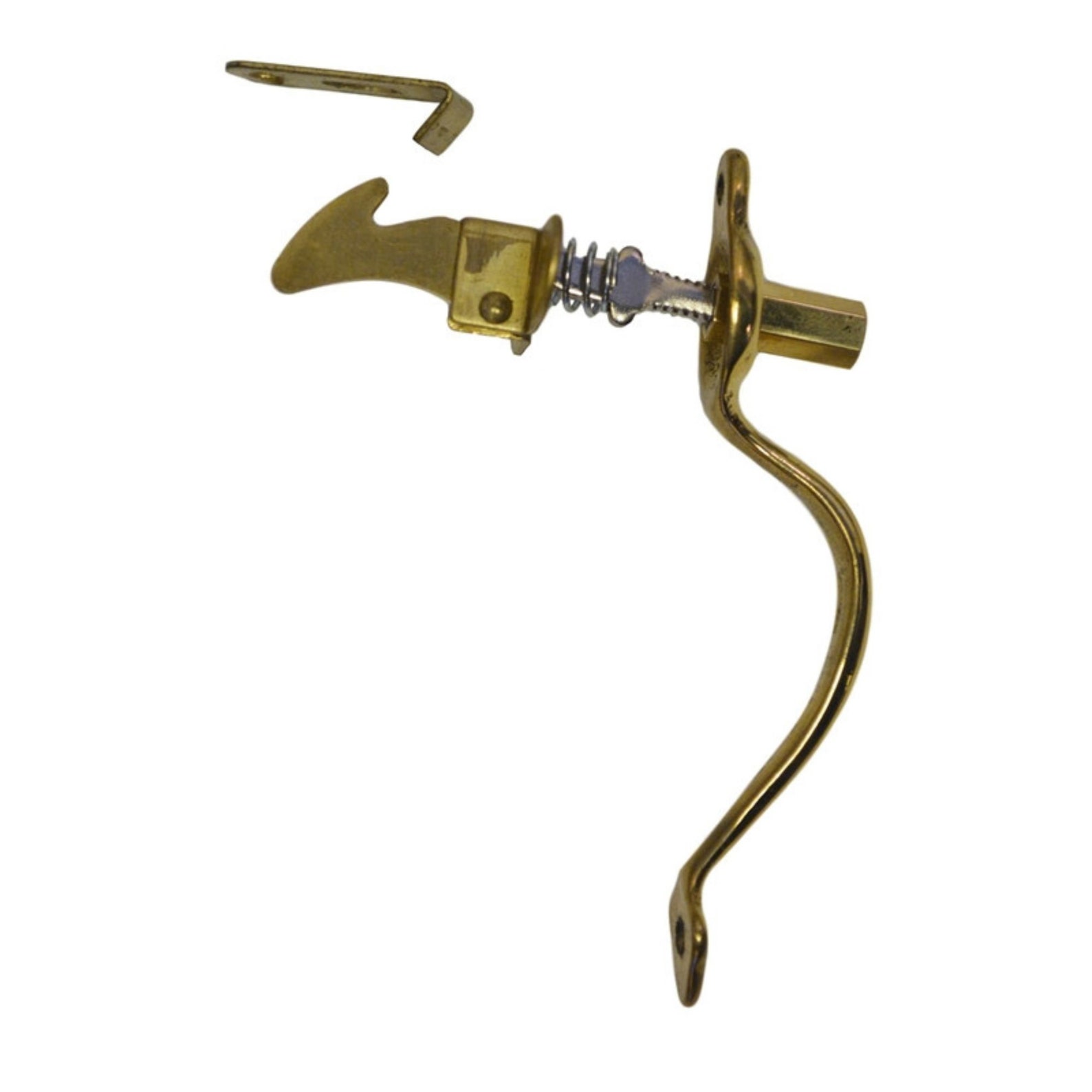 Button Catch Premium Push Button Catch With Handle for Cabinets - Adjustable Brass ...