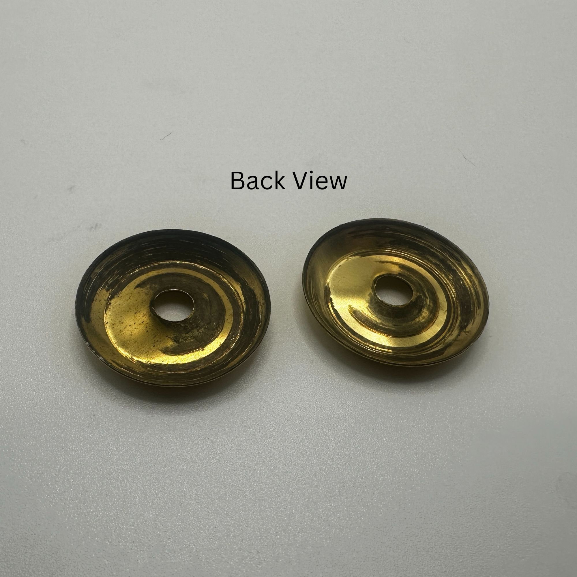 Simple Backplate Simple Brass Backplate for Bail Pulls – 15/16