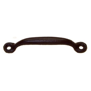 Vintage Cast Iron Handle - Versatile Black Hardware for Drawers, Doors, and More