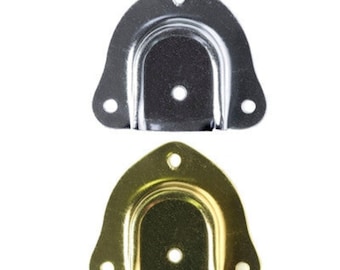 Trunk Handle Cap – Available in Brass, Antique Brass, and Nickel Finishes, 2-1/4 x 2-3/16" Sold Each