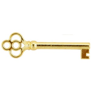 Classic Brass Skeleton Key: Elegance and Functionality for Timeless Style