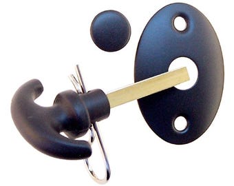 Thumb Turn for Deadbolt Locks with Removable Plate Antique Vintage Door