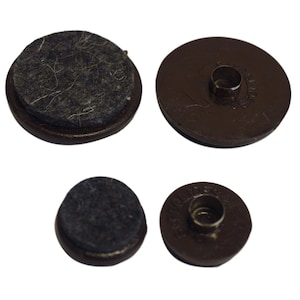 Durable Tap-in Felt Furniture Glides for Floor Protection and Easy Movement