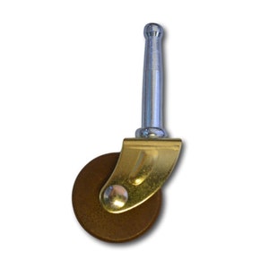 Wood Furniture Caster - Common for Antique Furniture - 75lbs per Caster