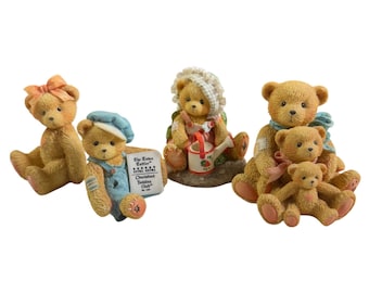 Cherished Teddies Figurine Collectibles Enesco Set Of 4 Vintage 90s Teddy Bears