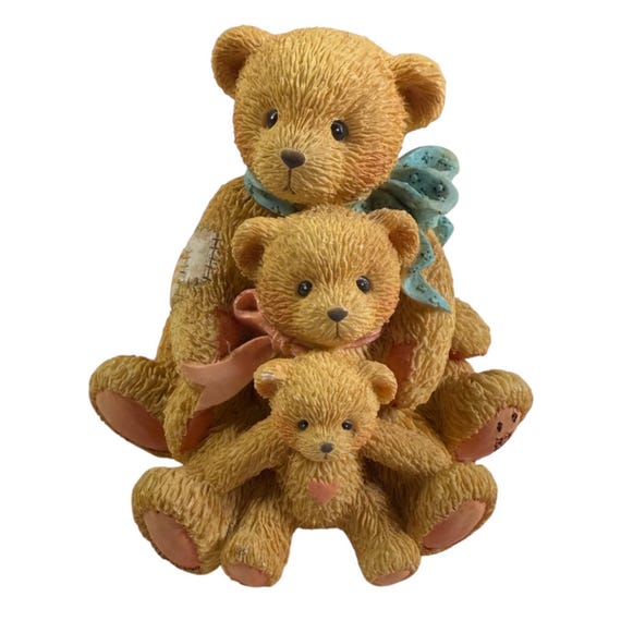 Cherished Teddies Figurine Collectibles Enesco Set of 4 Vintage
