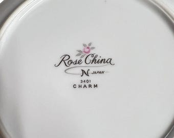 Rose China Set of 2 Serving Bowls 9.25