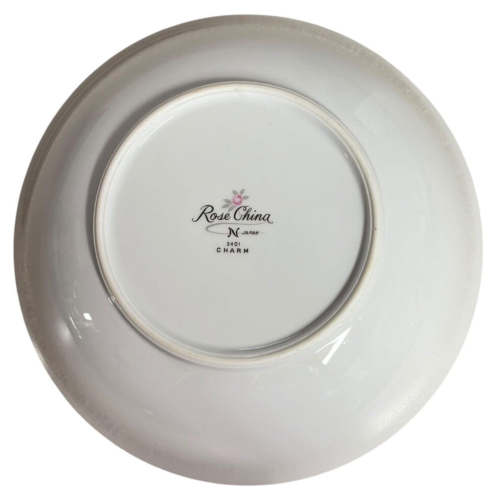 Rose China Set of 2 Serving Bowls 9.25