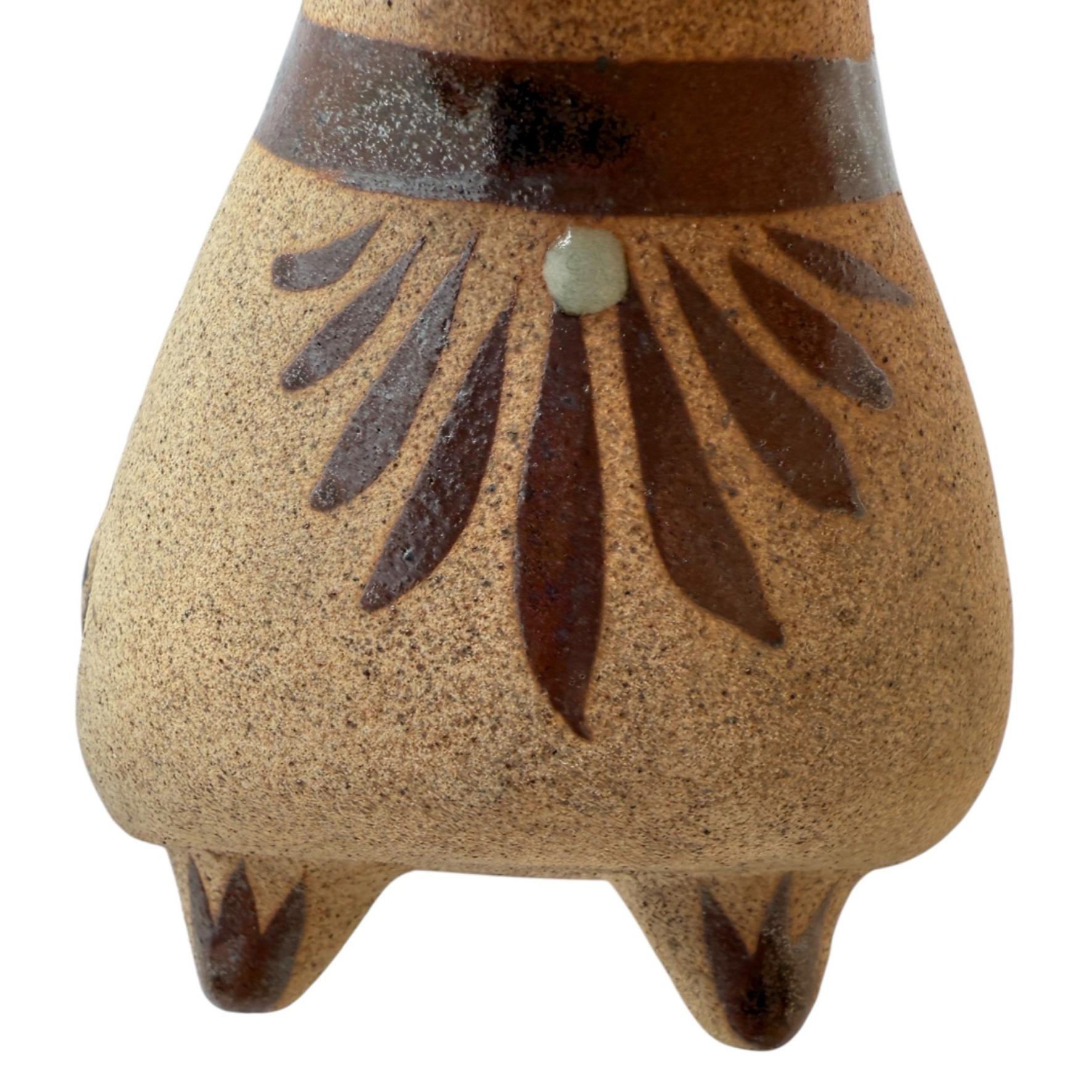 ヴィンテージ トナラ陶器 メキシコの鳩 フォークアート 鳥の置物 9