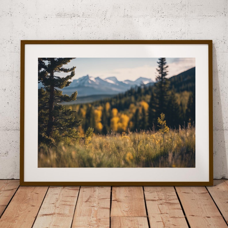 Montana Landscape Wall Art, Mountain Photography, Montana Poster ...