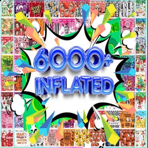 6000+ 3D aufgeblasene Becher Bündel, bauschige Becher, aufgeblasene Becher, gerade und verjüngt, dünner Becher, 300 DPI PNG Download