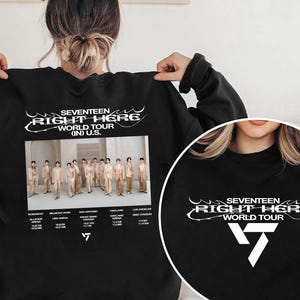 Seventeen Right Here World Tour Shirt 17 is Right Here Album Sweatshirt Fanmade Seventeen 2024 Concert Hoodie Gift for Her Carat Friend Fan - Etsy Seventeen Right Here World Tour Shirt 17 is Right Here Album Sweatshirt Fanmade Seventeen 2024 Concert Hoodie Gift for Her Carat Friend Fan - Etsy