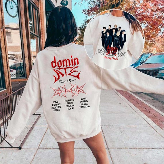 Stray Kids Dominate World Tour Sweatshirt, Stray Kids Chkchkboom Shirt, Stray Kids ATE Album Shirt Felix, Lee Know, Changbin, Bang Chan, Han - Etsy Stray Kids Dominate World Tour Sweatshirt, Stray Kids Chkchkboom Shirt, Stray Kids ATE Album Shirt Felix, Lee Know, Changbin, Bang Chan, Han - Etsy