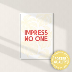 Edgy Self Care Poster: Inspirational Modern Art Print (Digital Download)