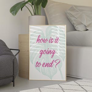 Inspirational Quote Art Print: Modern Self Care Poster (Digital Download)