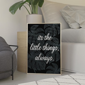 Inspirational Quote Art Print: Modern Home Office Decor (Digital Download)