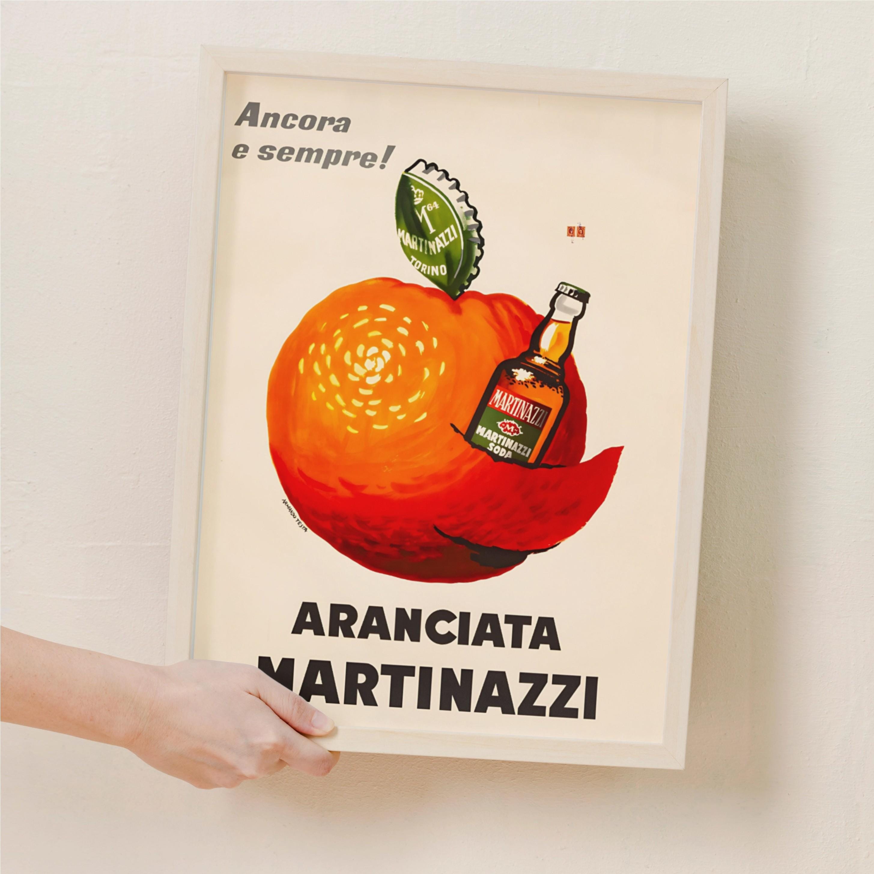 Aranciata Martinazzi Vintage Digital Wall Art, Retro Kitchen